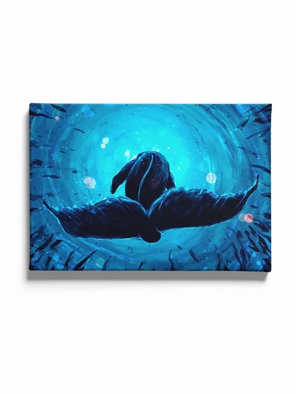 A Whale In The Depths  Canvas -Image by Shutterstock