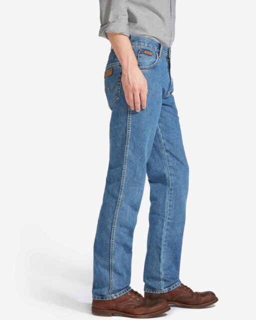 Wrangler Texas Authentic Straight Mens Jeans - Stonewash Blue